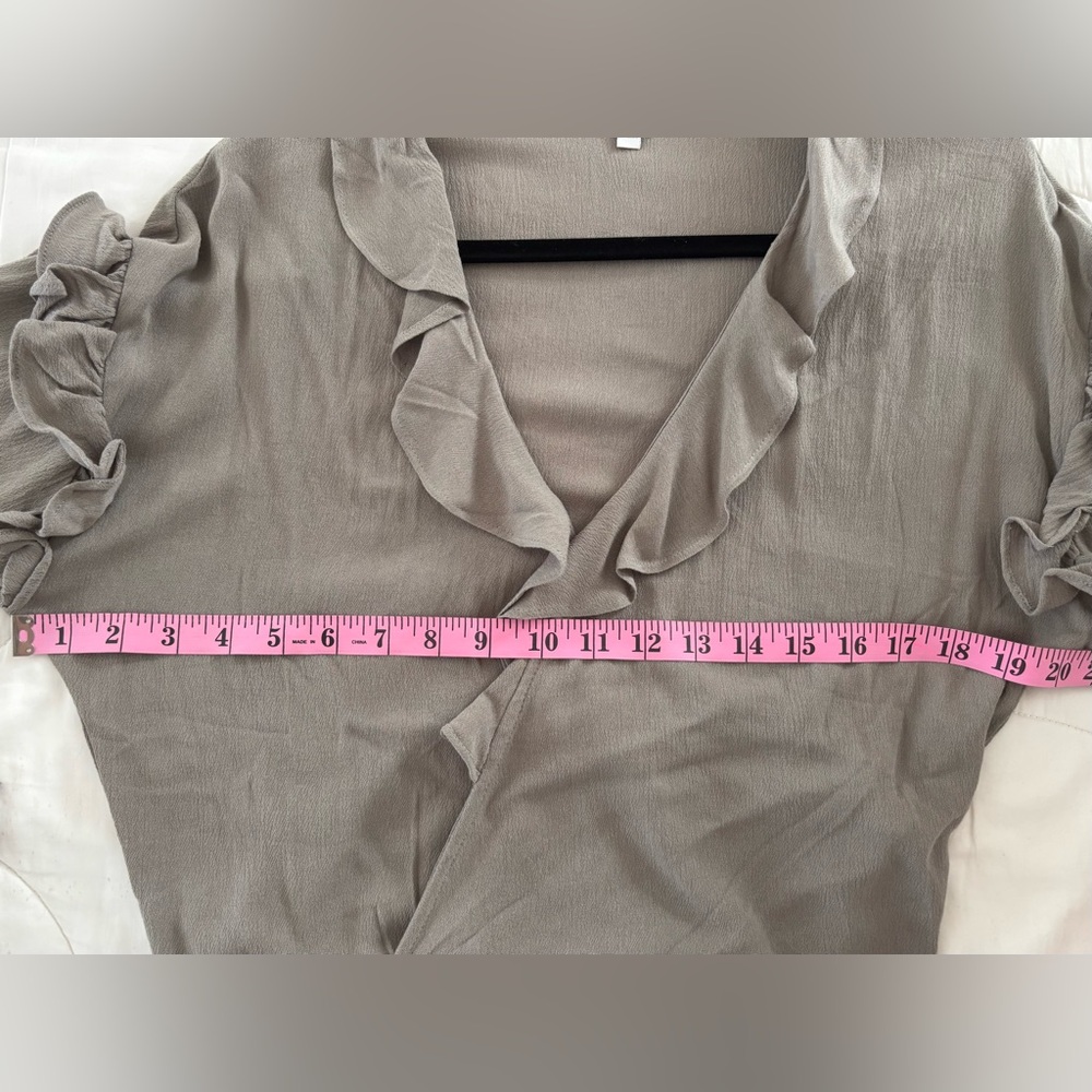 Hayden Ruffled Wrap Blouse - Picture 8 of 10